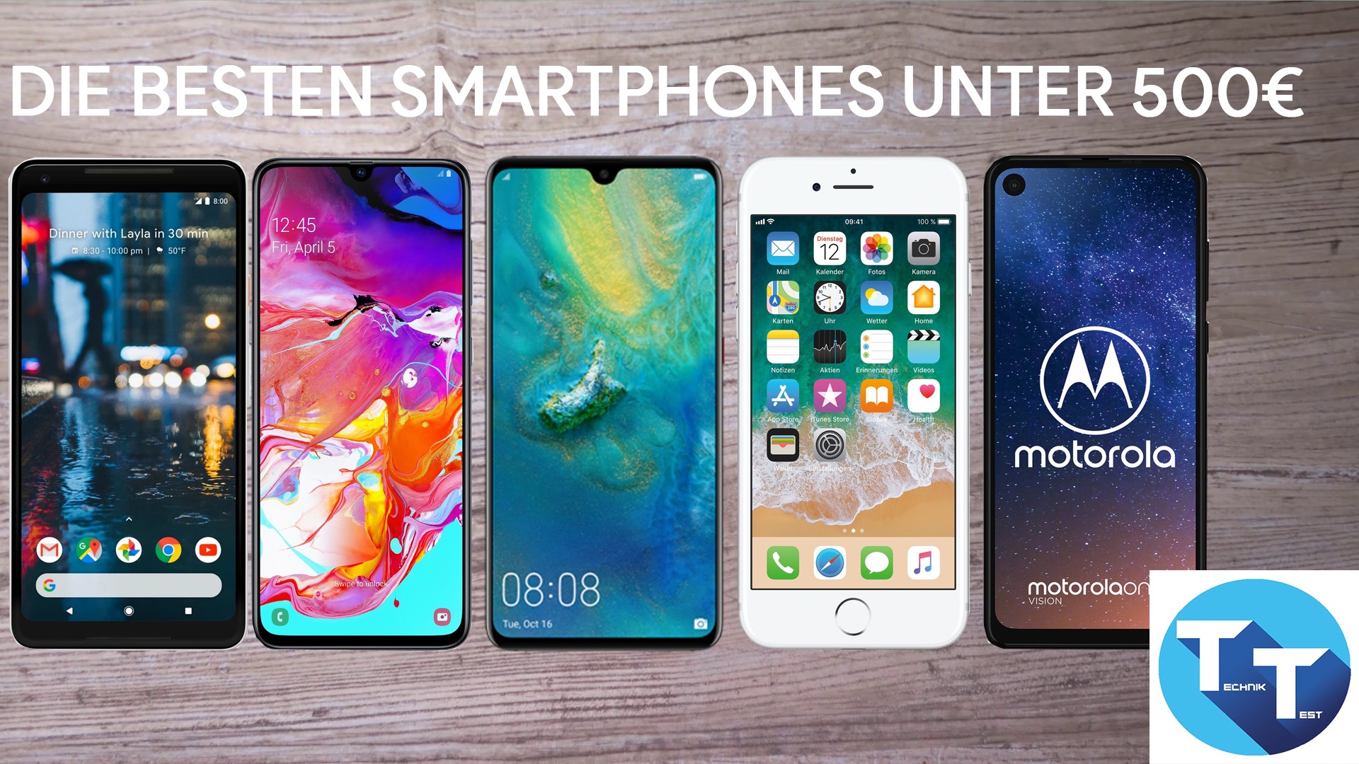 Die besten Smartphones unter 500 Euro (2019) Techniktest